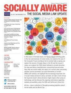 Hot Off the Press: The August Issue of Our Socially Aware Newsletter Is Now Available
