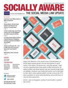 Hot Off the Press: The January-February Issue of Our Socially Aware Newsletter Is Now Available